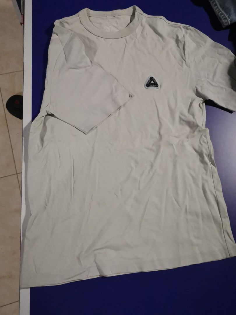 Palace T-shirt Light Blue with Logo (Category: Tshirts & Polo Shirts ) located in Manila. Submitted by hb1118 (Listing ID 1461286442, Image 1). Description: - Legit Light blue Palace T-shirt - Features the classic Palace triangle logo on the chest - Simple and clean design, perfect for casual wear - Good fit - Please check photos for detailed condition - Purchased in Palace Omotesando - FW19 - used only 3 times Mint can pass as new condition .