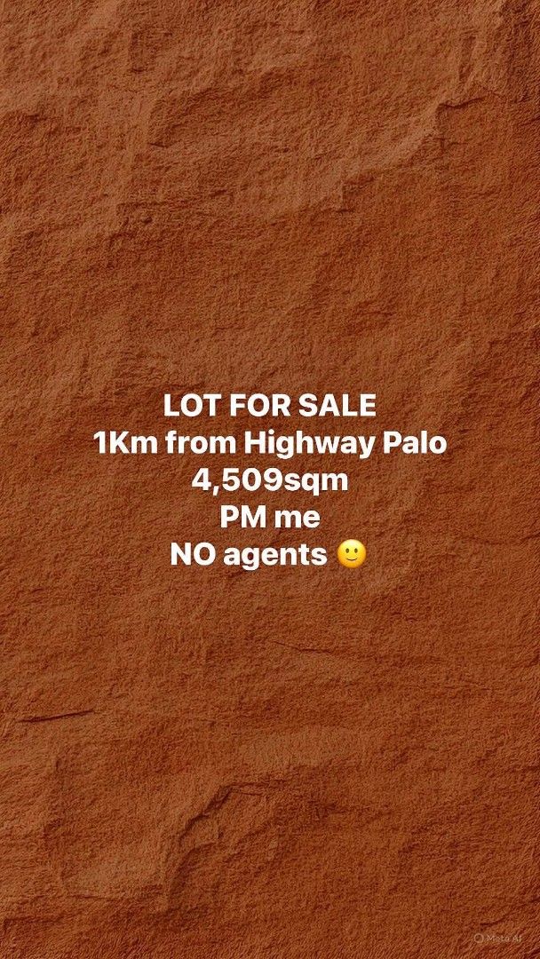 Palo, Leyte Lot (Category: Lot) located in Quezon City. Submitted by da.beantsi (Listing ID 1461183147, Image 1). Description: LOT FOR SALE 1km from Highway Palo, Leyte 4,509 sq m NO AGENTS PM is the KEY!.