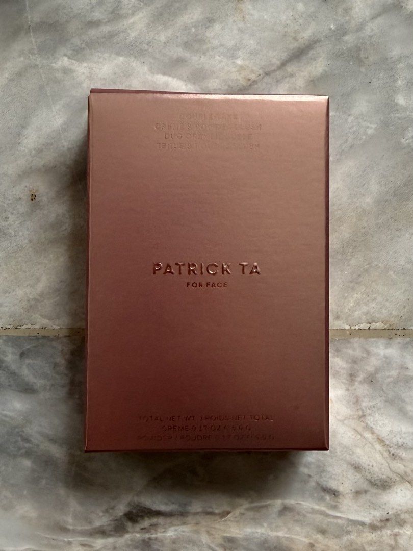 Patrick Ta Blush (Category: Makeup) located in San Mateo. Submitted by aifoslvdr (Listing ID 1461140435, Image 1). Description: - Patrick Ta Major Blush - Shade: 'She Goes To The Gym' - Includes cream and powder - Total Net Weight: 0.17 oz / 4.8g -Rfs: extra.