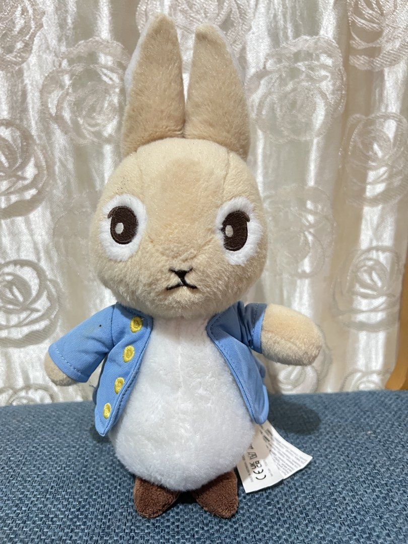 Peter Rabbit & Flopsy Bunny (Bundle) (Category: Plushies & Soft Toys) located in Taguig. Submitted by ms_sophistic8ted (Listing ID 1461220048, Image 2). Description: Likenew condition - Adorable Peter Rabbit and Flopsy Bunny plush toys. - Peter Rabbit features his iconic blue jacket. - Flopsy Bunny is dressed in a pink cape and red ribbon. - Both plush toys are incredibly soft and cuddly. - Ideal for fans of Beatrix Potter's beloved stories. - Pe