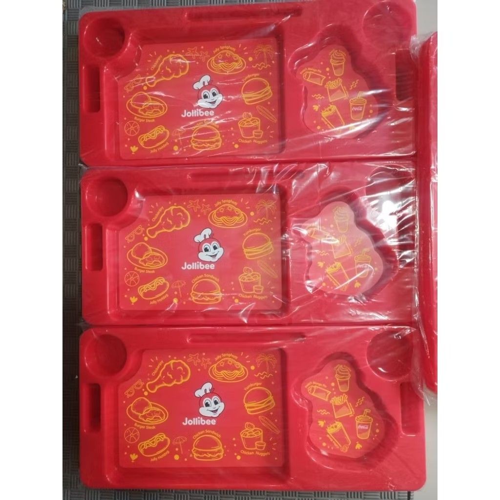 Philippine release Jollibee Travel Tray version 2 (Category: Travel Essentials & Accessories) located in Manila. Submitted by yadordioni08067 (Listing ID 1461319177, Image 3). Description: version 2 of the Jollibee Food Tray, the stands are foldable. brandnew. 2pc available. 2 for 750 only. I can also throw in a preloved as a 3rd tray, 3 for 1000 only..