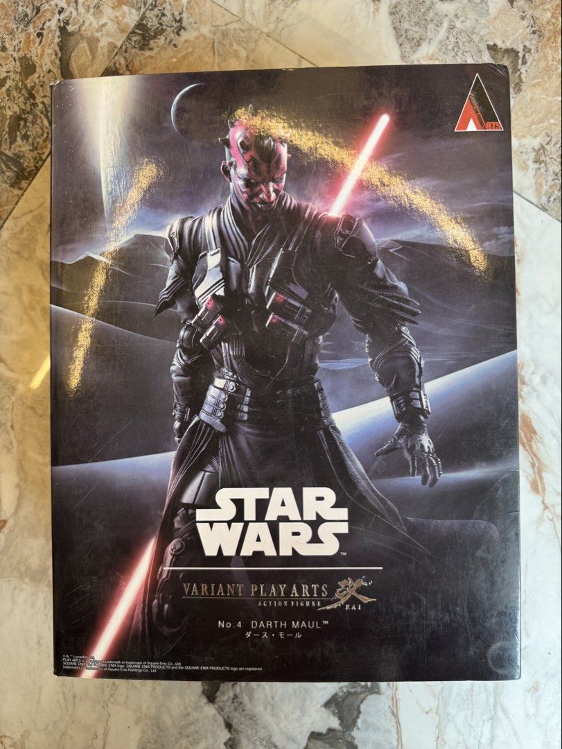 Play Arts Kai Darth Maul Starwars (Category: Figurines & Statues) located in Paranaque City. Submitted by icko007 (Listing ID 1461163815, Image 1). Description: Play Arts Kai Darth Maul Bib Complete Light saber d ko matangal sa Dikit ng handle fix na over all no issue on figs Price ₱2.5k Play Arts Kai DarthVader Bib Complete ₱2.9k No rush Shipping / Dibs now Paynow pay now location Paranaque Payment Gcash/Bpi Shipping Lalamove/Lbc (Lbc Via Sched)