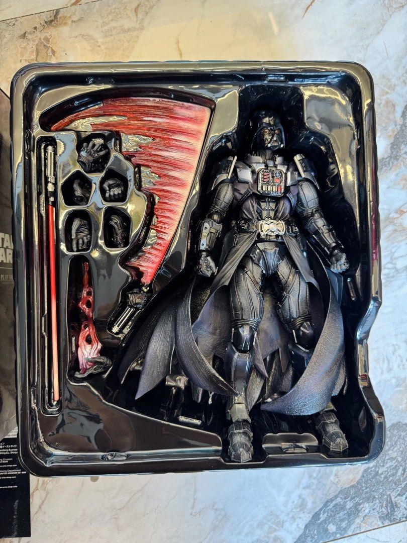 Play arts Kai Darth vader starwars (Category: Figurines & Statues) located in Paranaque City. Submitted by icko007 (Listing ID 1461164386, Image 2). Description: Play Arts Kai DarthVader Bib Complete ₱2.9k No rush Shipping / Dibs now Paynow Location Paranaque Payment Gcash/Bpi Shipping Lalamove/Lbc (Lbc Via Sched) Buyers Risk / Fee ‼️Seller is not responsible for: lost, stolen, or damaged packages..
