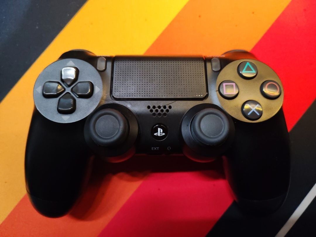 Playstation 4 Controller V2 (Refurbished) (Category: Controllers) located in Paranaque City. Submitted by adtobias (Listing ID 1461323419, Image 1). Description: PS4 Controller V2 (Refurbished) This is a refurbished controller, cleaned and repair back to it's original working state Repairs done: - Cleaned the shell, buttons and internal - Changed the thumbstick covers to grey - Changed the internal flex membrane to resolve ghost inputs - Changed 
