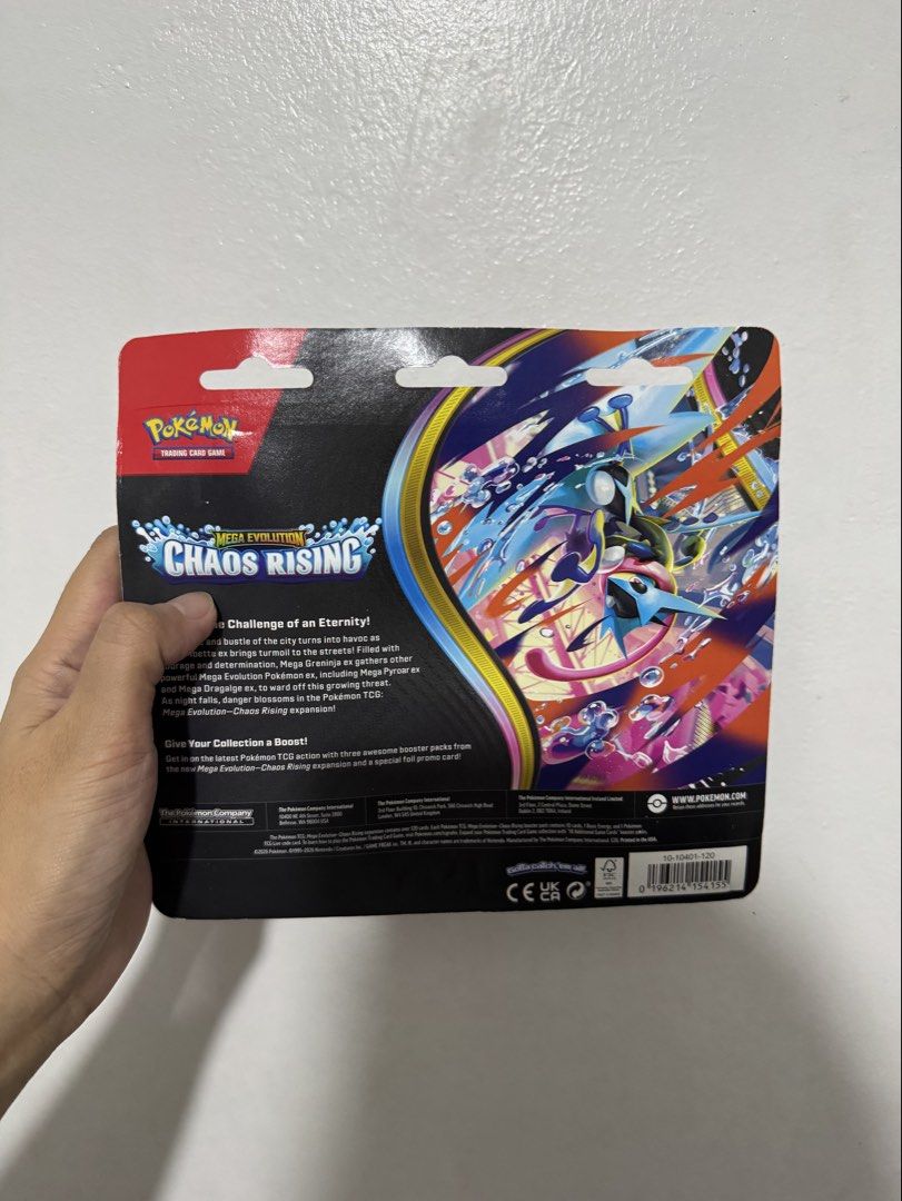 Pokemon TCG Mega Evolution Chaos Rising Booster Pack Bundle (Category: Card Packs) located in Santa Ana. Submitted by tokiotokio (Listing ID 1461265417, Image 2). Description: PM FOR DETAILS ❌ NO TO JOY RESERVERS ❌NO RUSHING ❌ STRICTLY NO COD 🚚 LBC or J&T - COP, DOOR TO DOOR DELIVERY, LALAMOVE WITHIN PAMPANGA AREA ONLY ✅ PAYMENT FIRST, SF CARE OF BUYER 💰 MOP - GCASH , MAYA, GOTYME, Bank Transfer .