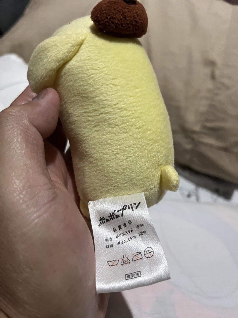 Pompompurin small lying down plush (Category: Plushies & Soft Toys) located in Paranaque City. Submitted by bonsaiart (Listing ID 1461315757, Image 3). Description: Pre owned Good condition 650+sf Payment via GCASH or paymaya No to meetup No to cop / cod Shipping via j&t only.
