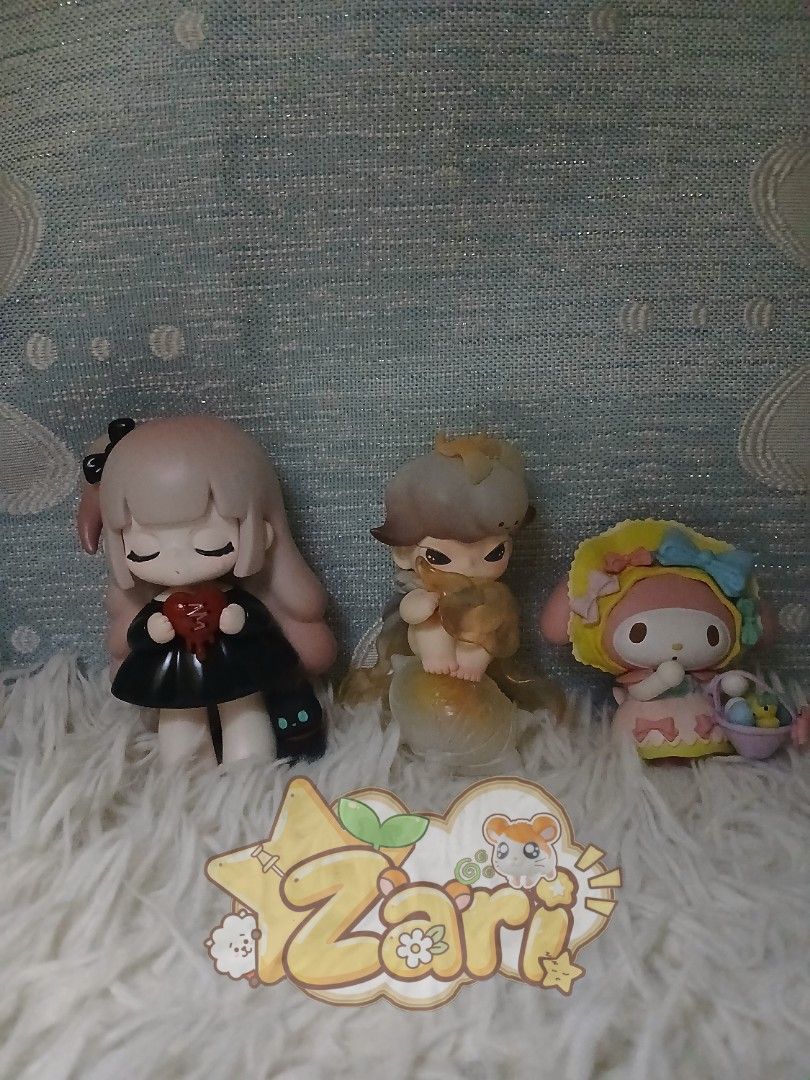 Pop mart dimo blind boxes (Category: Designer & Blind Box Toys) located in Manila. Submitted by z4ri._ (Listing ID 1461309268, Image 1). Description: ╭────────────── ⋆౨ৎ˚⟡˖ ࣪ ୨୧ BLIND BOX FIGURES ୨୧ FOR SALE ♡ ╰────────────── ⋆౨ৎ˚⟡˖ ࣪ ୨୧ AVAILABLE ୨୧ ₊˚⊹ DIMOO — POP MART ₱480 ↳ good condition ♡ ₊˚⊹ MY MELODY — MINISO ₱250 ↳ good condition ♡ ₊˚⊹ KKV BLIND BOX ₱480 ↳ good condition ♡ ╭───────────── ୨୧ ─────────────╮ ♡ MOP: CashG ♡ MOD: J&T ONLY 📦 