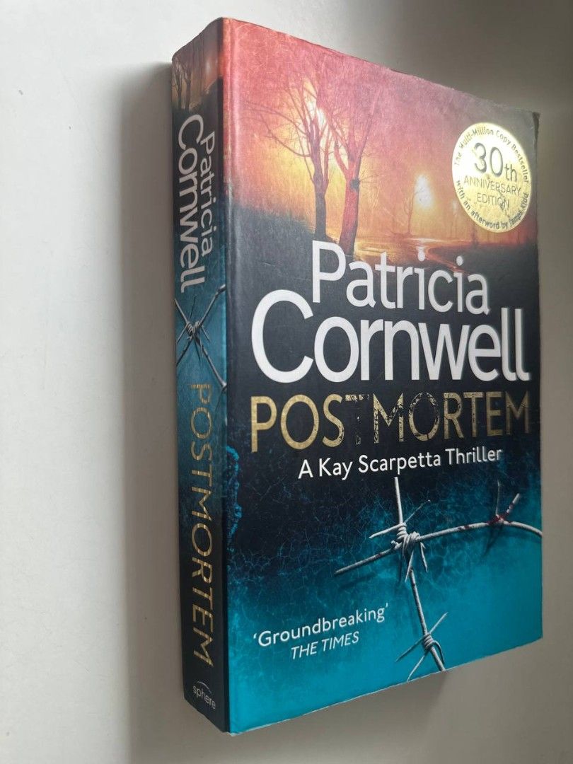 Postmortem by Patricia Cornwell 30th Anniversary Edition (Category: Storybooks) located in Imus. Submitted by t0t3fairi3 (Listing ID 1461142407, Image 3). Description: Celebrate 30 years of Kay Scarpetta with this special anniversary edition of Postmortem, the first book in Patricia Cornwell's bestselling series. A serial killer is targeting women in Richmond, Virginia, striking randomly on Saturday mornings..