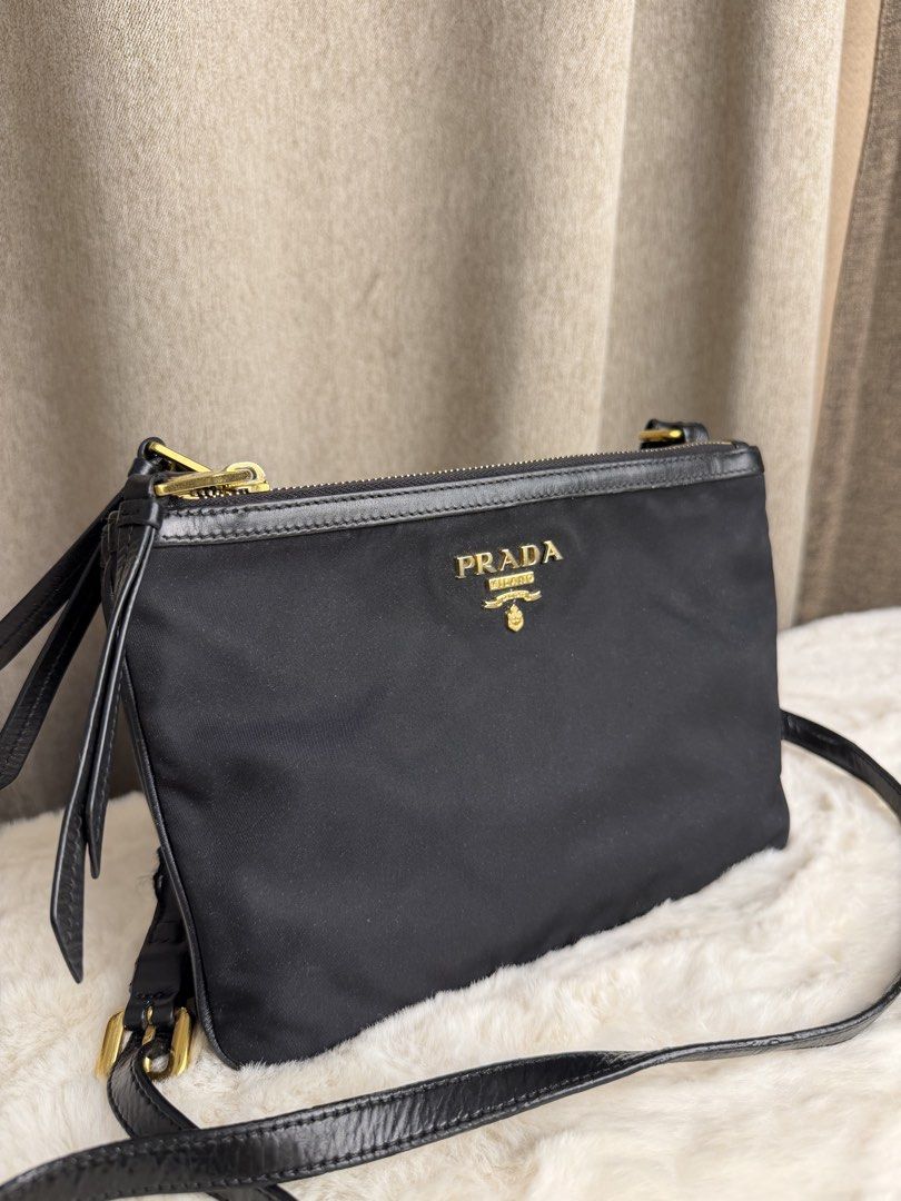 PRADA NYLON CROSSBODY BAG (Category: Luxury Bags & Wallets) located in Cagayan de Oro. Submitted by moiobsession (Listing ID 1461202701, Image 2). Description: authentic guaranteed or your full money back.