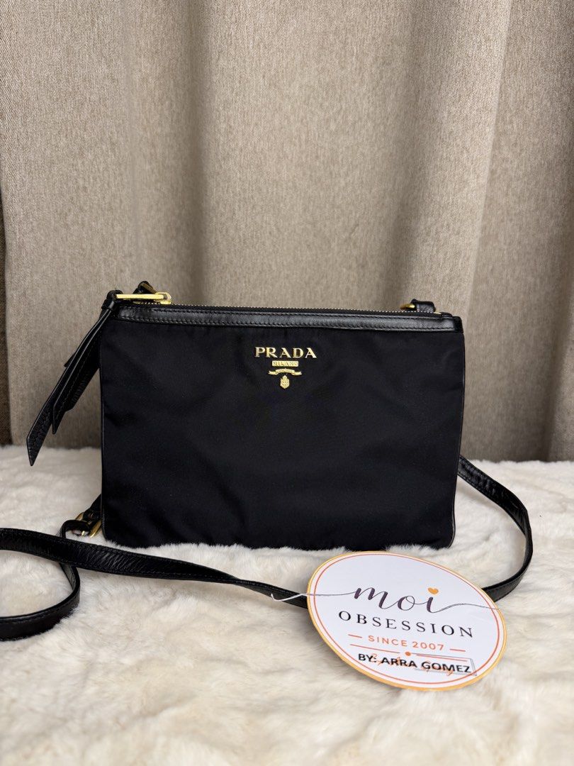 PRADA NYLON CROSSBODY BAG (Category: Luxury Bags & Wallets) located in Cagayan de Oro. Submitted by moiobsession (Listing ID 1461202701, Image 1). Description: authentic guaranteed or your full money back.
