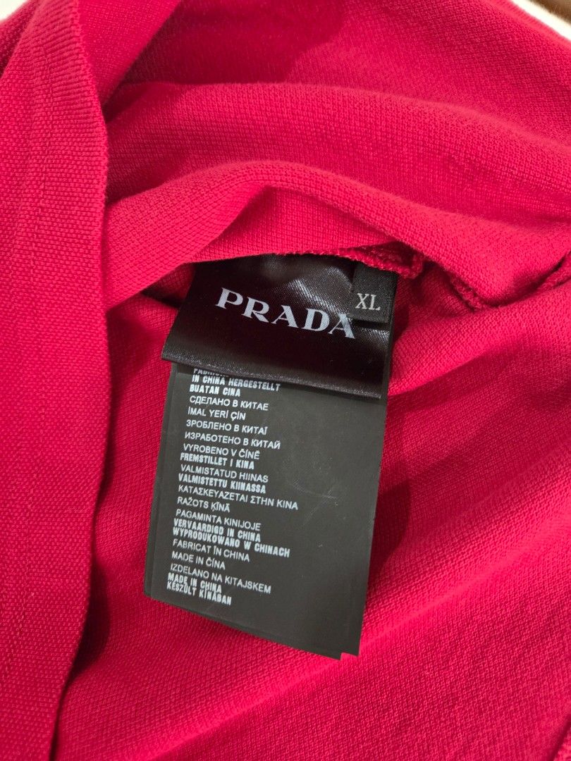 Prada Polo Shirt (Category: Tshirts & Polo Shirts ) located in Quezon City. Submitted by ams_cz4a (Listing ID 1461143717, Image 3). Description: original prada polo shirt size XL bought in japan.