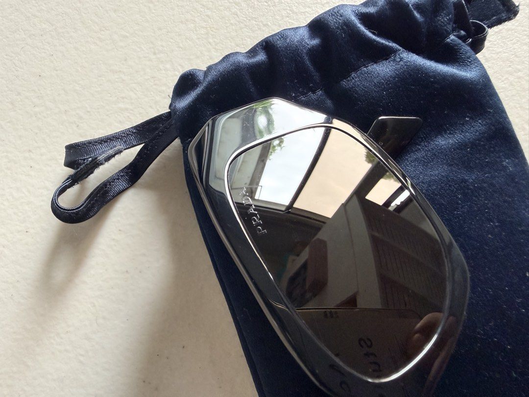 Prada rectangular Sunglasses Black PR 17WSF 1AB5S0 51-20 (Category: Sunglasses & Eyewear) located in Valenzuela. Submitted by dees.corner (Listing ID 1461148885, Image 3). Description: PR 17WSF 1AB5S0 51-20- Authentic Prada sunglasses With minimal hairline inside SIZE S (51-20) - Classic black frame with dark lenses - Comes with navy blue Prada pouch - Perfect for everyday wear - Selling as they are not frequently used.