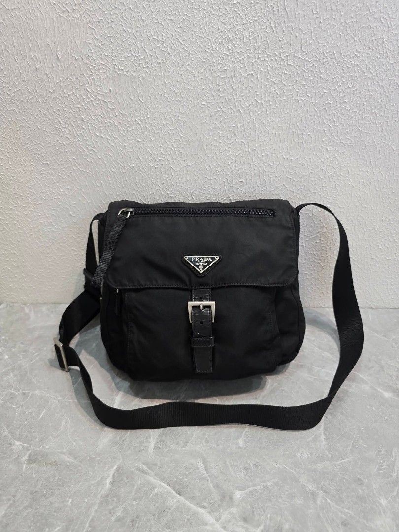 Prada Tessuto Nylon Crossbody Bag (Category: Luxury Bags & Wallets) located in Manila. Submitted by ej.collections (Listing ID 1461224401, Image 1). Description: NEGOTIABLE PRICE ALL ITEMS ARE ONHAND 💯 GUARANTEED AUTHENTIC MONEY BACK IF PROVEN FAKE •Size: Small •Condition: Good •Inclusion: Bag only with generic dustbag •Plus shipping fee •Local & international shipment 📍Loc. Davao City.
