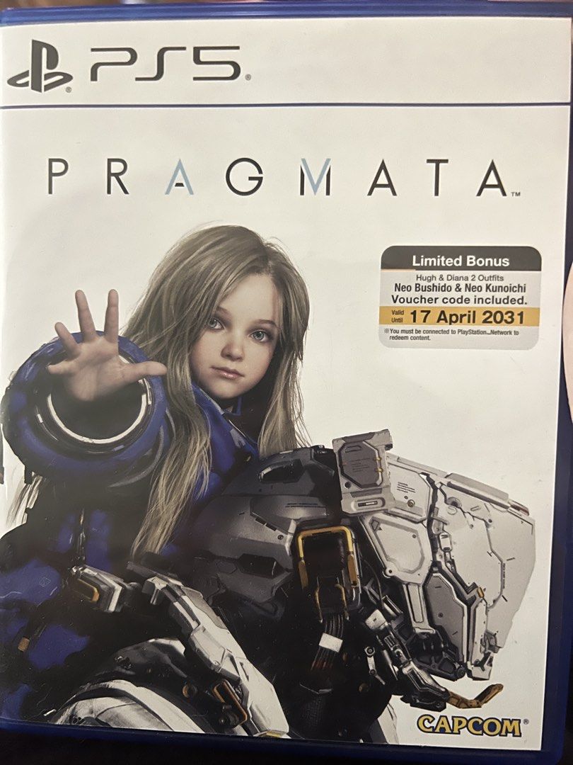 Pragmata PS5 (Category: PlayStation) located in Del Monte. Submitted by newlion.9a9062 (Listing ID 1461261720, Image 1). Description: - Like New - Code is used - Price is negotiable - Mode of payment: Gcash (Shipping fee care of buyer) (Biñan Laguna Area) .