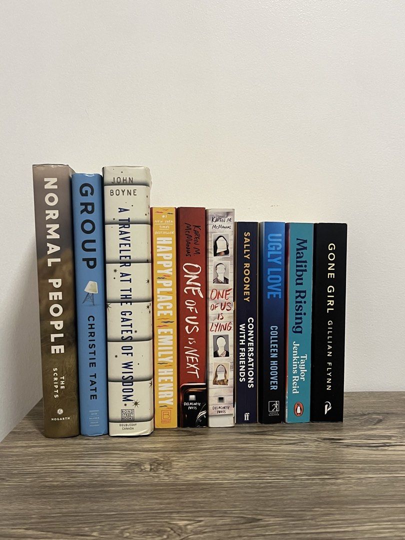 Pre-Loved Books (Category: Storybooks) located in Cebu City. Submitted by marikotomo78190 (Listing ID 1461242648, Image 1). Description: Selling my preloved books! Loc: Cebu City Courier: Maxim/Lalamove/Jnt 💳Payment first for the item MOP: GCASH / MAYA/ bank transfer No meet ups but you can pick up at a specific schedule only Prices⬇️: - Gone girl: ₱200 (SOLD) - Malibu rising: ₱280 - Ugly love: ₱250 - Sally Rooney: ₱380 (SOLD) - One of us is lyi