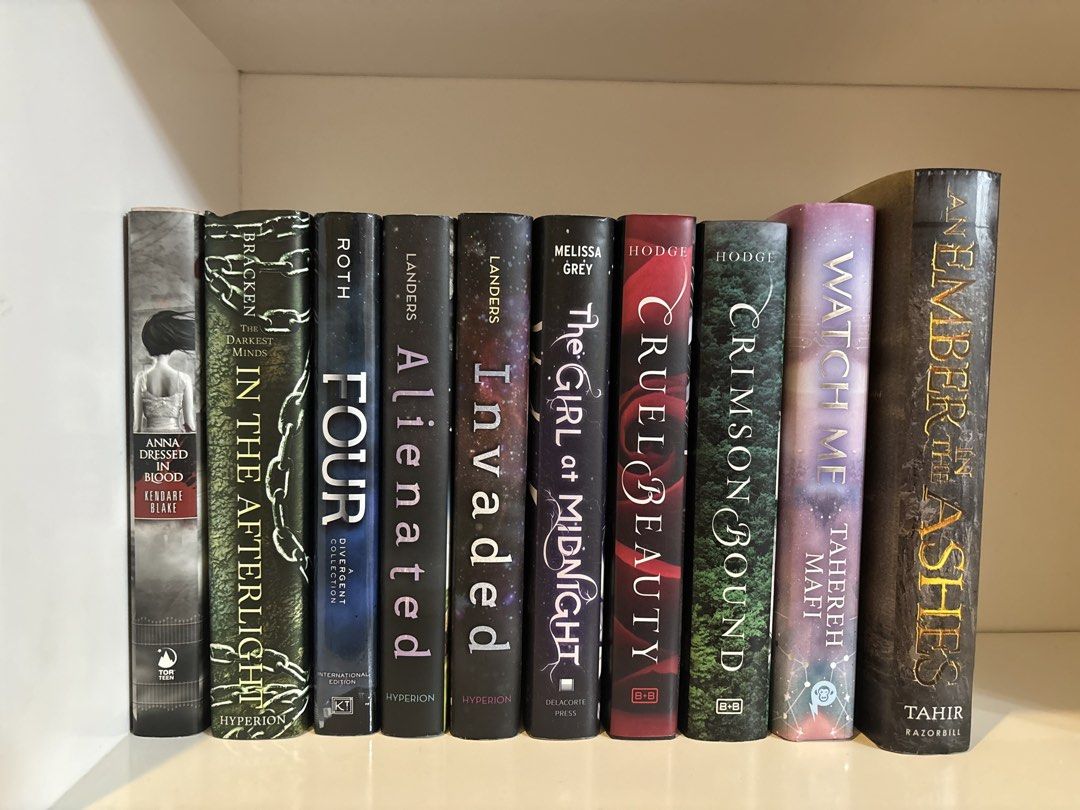 Pre-Loved Hardcover Books (Category: Storybooks) located in Santo Tomas. Submitted by gia.closet (Listing ID 1461247970, Image 1). Description: 📖 Pre-loved (please manage expectations) An assortment of dystopian, fantasy, paranormal, sci-fi, and fairytale retellings If take all: ₱2150 An Ember in the Ashes by Sabaa Tahir - SOLD Watch Me by Tahereh Mafi (BNEW & Signed by author) - ₱900 Cruel Beauty & Crimson Bound set by Rosamund Hodge - ₱600 The