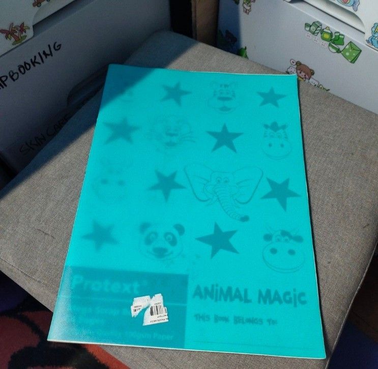 Protext Animal Magic Sketchbook Paper (Category: Stationery & School Supplies) located in Quezon City. Submitted by dncpreloved (Listing ID 1461159059, Image 1). Description: - Features adorable animal designs on the cover. - Inside, you'll find blank 100gsm pages, ideal for sketching and doodling. - Perfect for kids or anyone who adores animals. - Great for drawing, writing, or journaling..