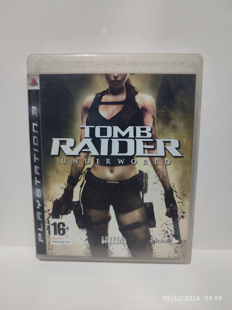 PS3 - Tomb Raider Underworld (USED) "EU" (Category: PlayStation) located in Mendez-Nunez. Submitted by sf2_gameshop (Listing ID 1461233553, Image 1). Description: PLEASE READ CONDITION: A used item. The disc is heavily scratched. Tested working. It comes with the game manual. GENRE: Action-adventure MODE: Single-player REGION: 2 - Europe VOICE: English IN-GAME TEXT: English MANUAL: English Feel free to chat for any inquiries and I'm inviting you 