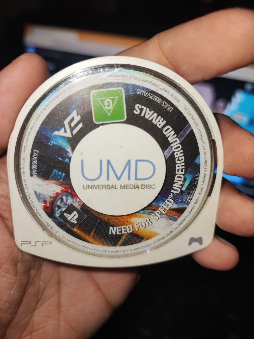 PSP UMD " NFS Underground Rivals CIB " ULES (Category: PlayStation) located in Manila. Submitted by pcltasenseigaming (Listing ID 1461293128, Image 3). Description: PSP UMD " NFS Underground Rivals CIB " ULES 📌 Price 1169 📌 Negotiable 📌 Details : Normal na sa 2nd hand cd na may scratch/scratches 📌 2nd Hand Tested Working 📌 Can Send Pictures/Video Of Item With Time & Date 📌 Compatibility is buyer's responsibility 📌 PLEASE RATE MY MARKETPLAC