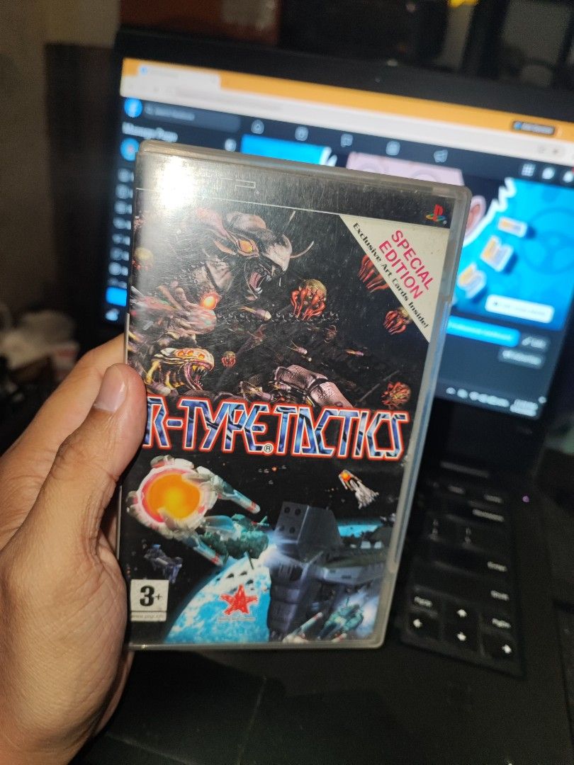 PSP UMD " R-Type Tactics Special Edition CIB " ULES (Category: PlayStation) located in Manila. Submitted by pcltasenseigaming (Listing ID 1461289713, Image 1). Description: PSP UMD " R-Type Tactics Special Edition CIB " ULES 📌 Price 1369 📌 Negotiable 📌 Details : Normal na sa 2nd hand cd na may scratch/scratches 📌 2nd Hand Tested Working 📌 Can Send Pictures/Video Of Item With Time & Date 📌 Compatibility is buyer's responsibility 📌 PLEASE RA
