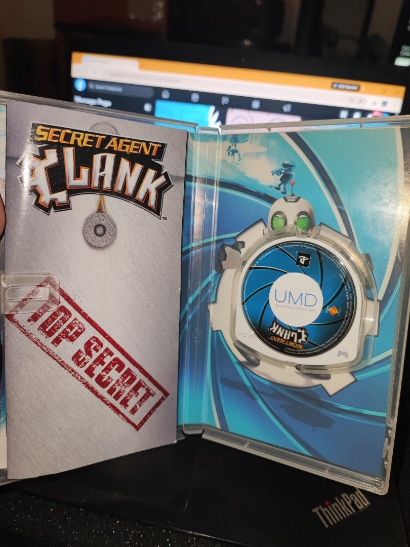 PSP UMD " Secret Agent Clank CIB " UCAS (Category: PlayStation) located in Manila. Submitted by pcltasenseigaming (Listing ID 1461290226, Image 2). Description: PSP UMD " Secret Agent Clank CIB " UCAS 📌 Price 799 📌 Negotiable 📌 Details : Normal na sa 2nd hand cd na may scratch/scratches 📌 2nd Hand Tested Working 📌 Can Send Pictures/Video Of Item With Time & Date 📌 Compatibility is buyer's responsibility 📌 PLEASE RATE MY MARKETPLACE PROFILE