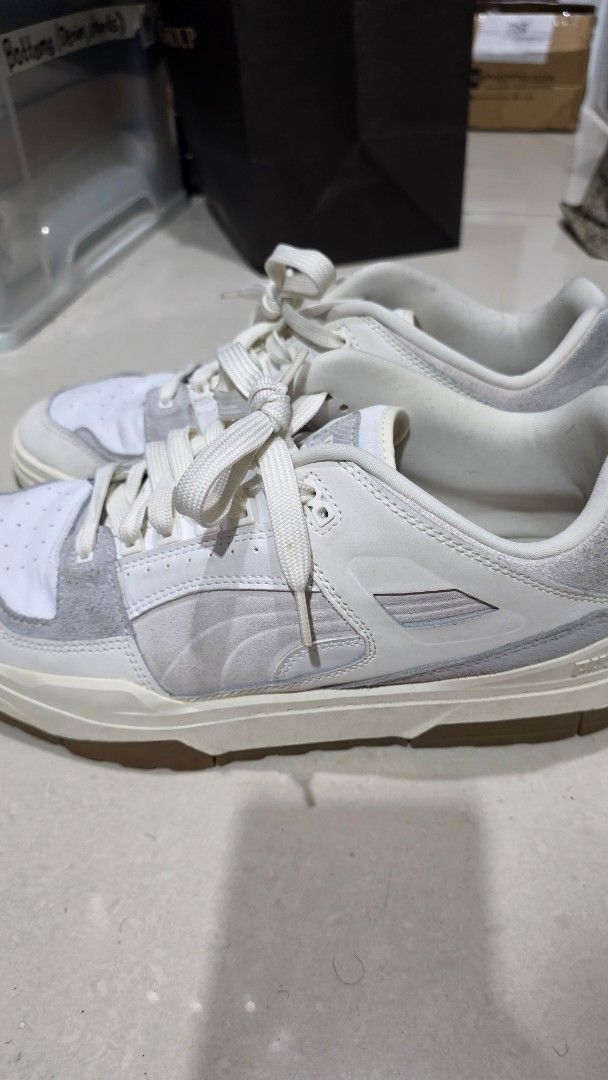 PUMA Slipstream Xtreme Sneakers (Category: Sneakers) located in Makati City. Submitted by shaymin022 (Listing ID 1461318206, Image 2). Description: ● Original PUMA sneakers bought in June 2025 ● In excellent condition, walang issue sa leather or sa outsoles or any part of the shoes ● Naalagaan at sinuot lang sa office or sa mall kaya maganda pa rin ● Hindi ako seller, I'm just selling my personal items. All original dahil maarte po akong tao. ● L