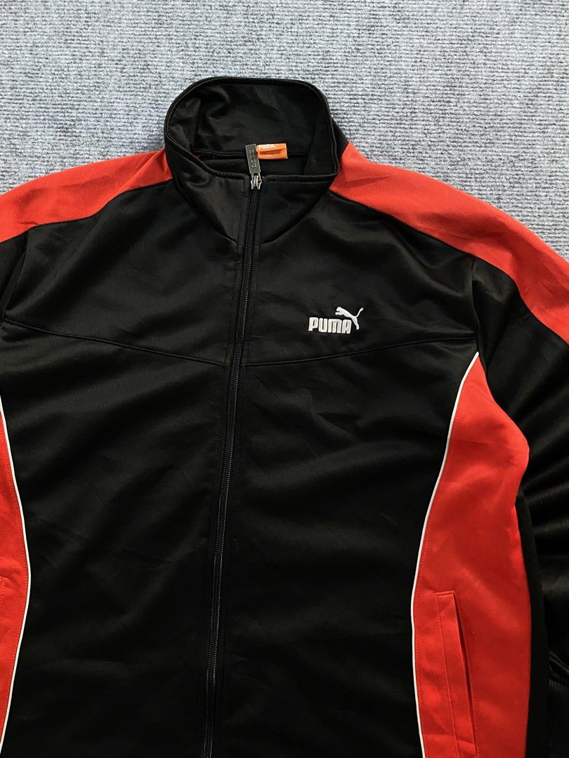 Puma trackjacket (Category: Coats, Jackets and Outerwear) located in Manila. Submitted by j4y_thrift (Listing ID 1461188028, Image 3). Description: Note: Color may due to lightning conditions please please manage your expectations since item are used.
