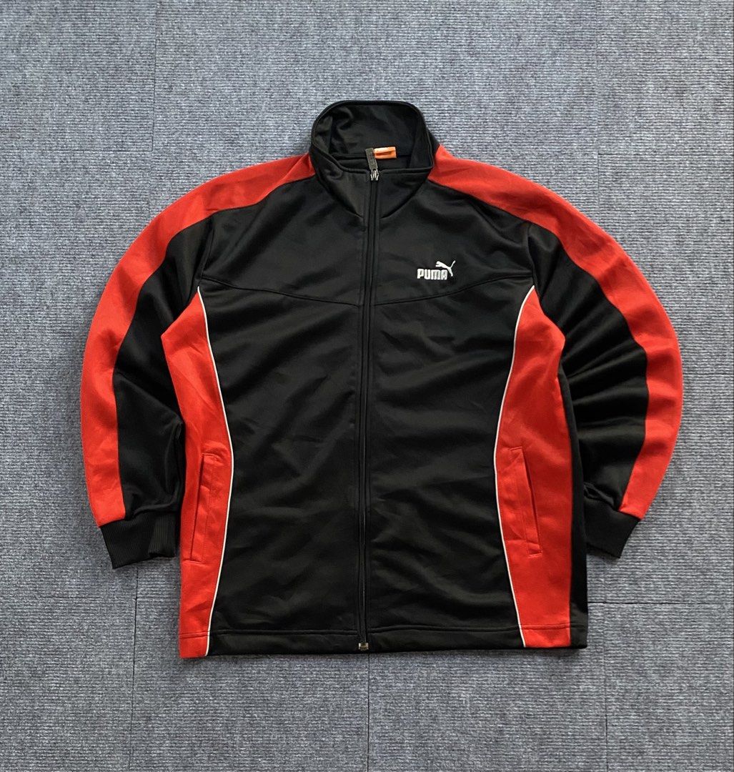 Puma trackjacket (Category: Coats, Jackets and Outerwear) located in Manila. Submitted by j4y_thrift (Listing ID 1461188028, Image 1). Description: Note: Color may due to lightning conditions please please manage your expectations since item are used.
