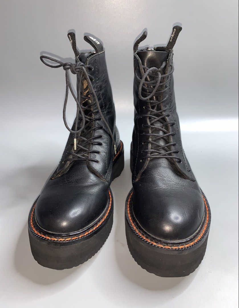 R13 Combat Boots (Category: Boots) located in Binan City. Submitted by disqualified_but_undefeated (Listing ID 1461250903, Image 3). Description: R13 Combat Boots Womens Size- 39 • No Iclusions • Pair Only • Replaced Outsole In Good Condition Please Check Detailed Photos Posted For Your Reference Thankyou! •R13 Single Stack Combat Boots. •Known for their signature edgy aesthetic, these handmade luxury combat boots are crafted from premium Italian