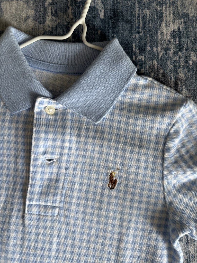 Ralph Lauren (Category: Babies & Kids Fashion) located in Shah Alam. Submitted by gerobokkecil1408 (Listing ID 1461136812, Image 3). Description: RL Colar Tee Like New Small Cut.