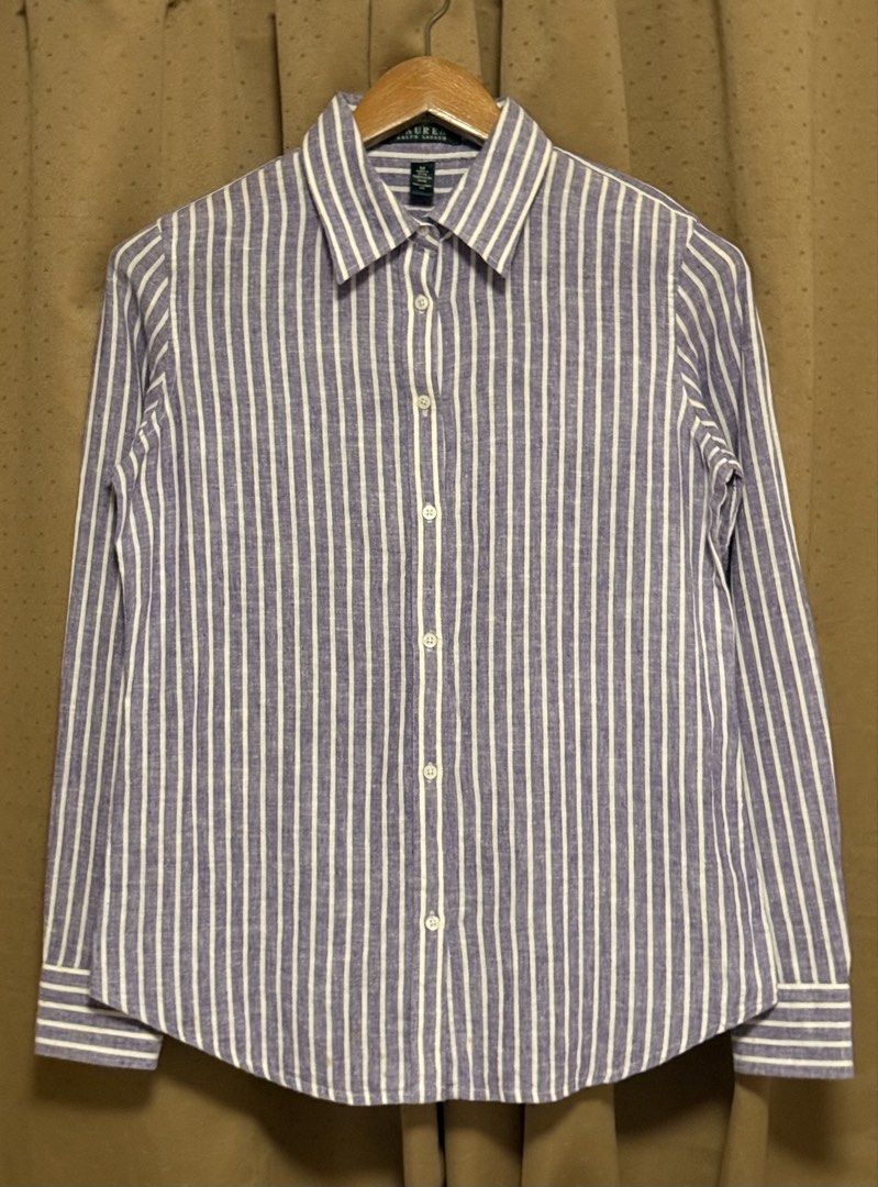 Ralph Lauren linen striped shirt medium (Category: Shirts) located in Cavite. Submitted by _solidolo (Listing ID 1461280308, Image 2). Description: 26 x 19 check pics .