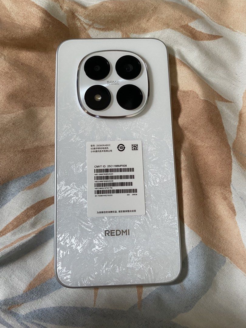 Redmi Note 15 Pro 5G 256gb (Category: Xiaomi) located in Malolos. Submitted by lrj9101 (Listing ID 1461298674, Image 2). Description: PTPA For sale: Redmi Note 15 Pro 5G 256gb 99% smooth, no issue 1 week used lang Complete package w/box Extra case CN Rom / China Variant Price: 12,000 pesos fixed. Wala ng tawad. Rfs: need cash. Meet up: Malolos Bulacan or nearby areas only. Pm if interested..