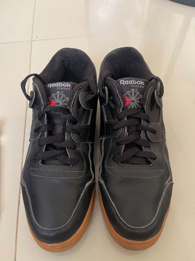 Reebok Classic Black Gum Sole Sneakers (Category: Casual Shoes) located in Manila. Submitted by kengkaysss (Listing ID 1461174572, Image 3). Description: no issue , need wash goods na goods pa po Wala ng box.