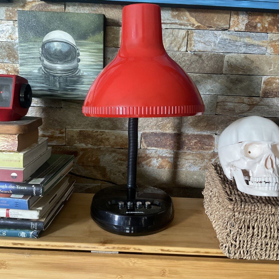 Retro 1980s General Table Study Lamp (Category: Lighting) located in Marilao. Submitted by thewoodstudio (Listing ID 1461160049, Image 2). Description: Japan General table lamp in pristine vintage condition.