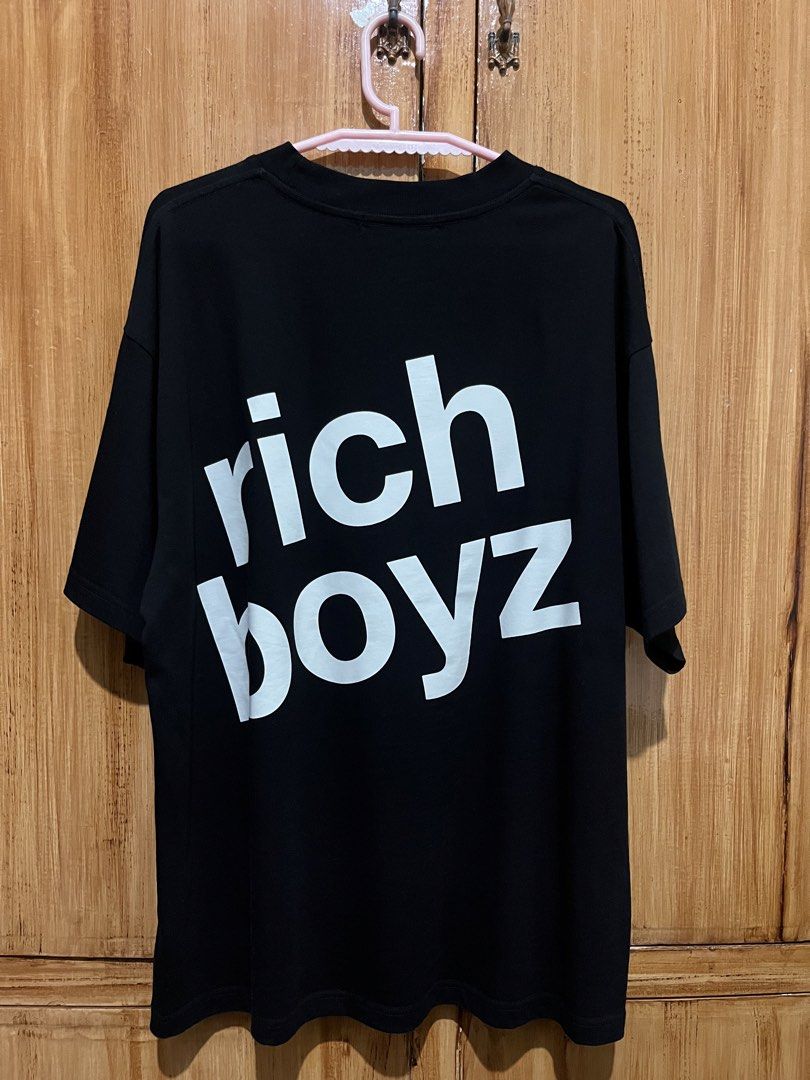 Richboyz Tee (Category: Tshirts & Polo Shirts ) located in Quezon City. Submitted by johnrovic06 (Listing ID 1461289254, Image 2). Description: For sale Richboyz Tee once used RFS: malaki sakin.