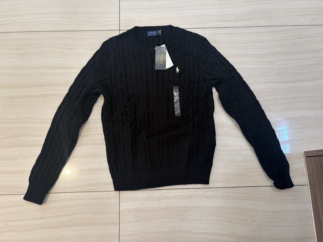 RL long sleeves knitted top (Category: Others Tops) located in Quezon City. Submitted by chic_styleph (Listing ID 1461299921, Image 2). Description: Brand new Long sleeves black.