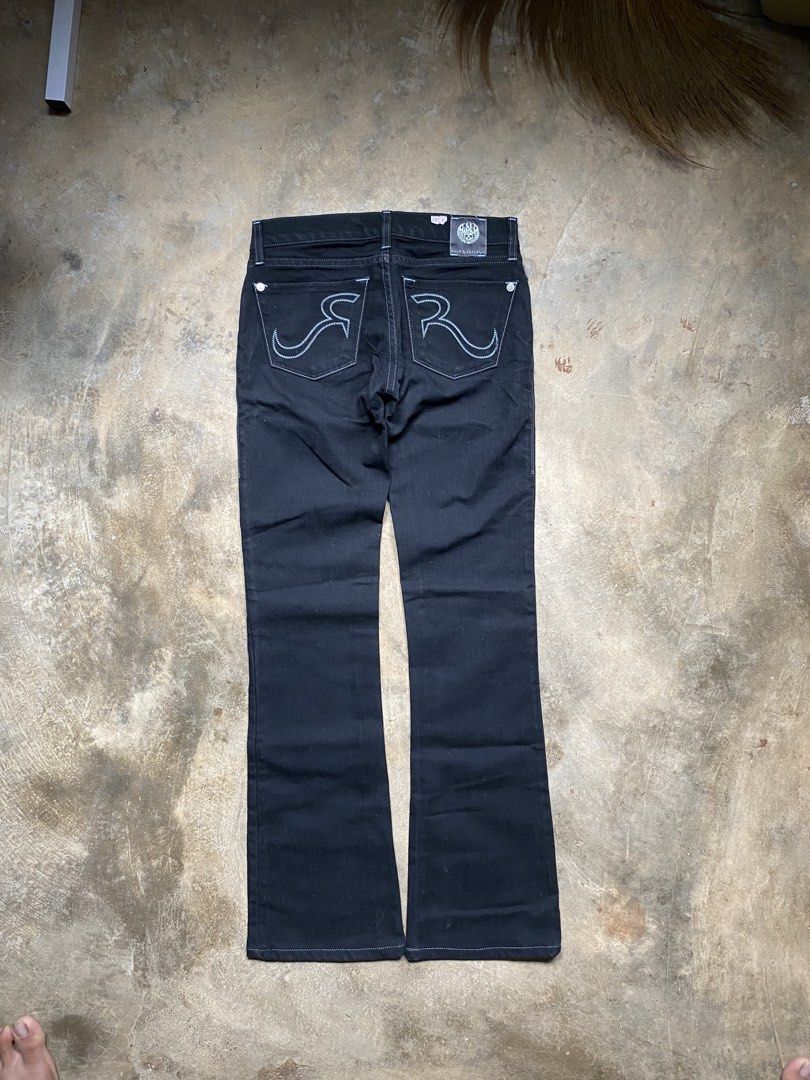 Rock Revival (Category: Jeans) located in Bolinao. Submitted by siji_thrifts (Listing ID 1461219189, Image 2). Description: FLARED ROCK REVIVAL JEANS.