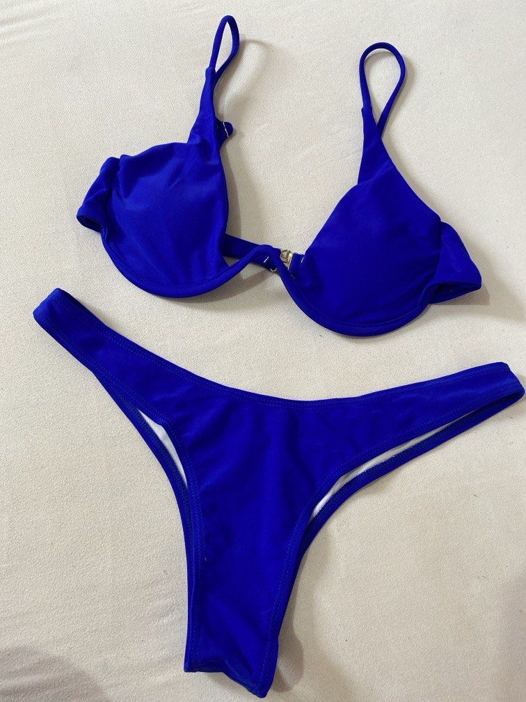 Royal Blue Underwire Two Piece (Category: Bikinis & Swimsuits) located in Naga. Submitted by she_clutter (Listing ID 1461129741, Image 1). Description: Bust: 34-36 .