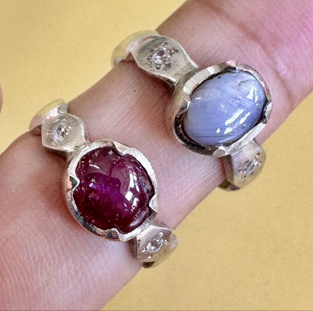 Ruby /Sapphire Silver ring (Category: Rings) located in Singapore. Submitted by ynot (Listing ID 1461203889, Image 3). Description: Per item cost .