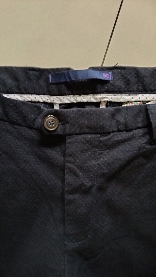Rumford Navy Chinos Size 35 (Category: Chinos) located in Angeles City. Submitted by mightywhale_13072f (Listing ID 1461205668, Image 2). Description: - Brand: Rumford - Color: Navy Blue - Size: 50 in euro on tag, w34-36 - Fit: skinny - Material: 88% Cotton, 12% Elastane - Closure: Button and Zip - Pockets: 2 side, 2 back - Style: Smart Casual.