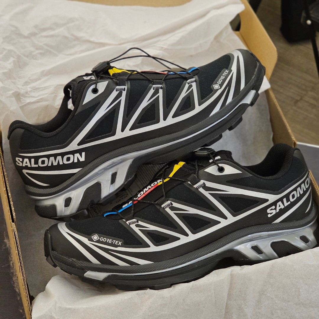 Salomon XT6 Goretex Black Silver (Category: Sneakers) located in Tagaytay City. Submitted by unboxd.it (Listing ID 1461311738, Image 1). Description: ARCHIVE SALE 📦 Salomon XT6 Goretex Black Silver Sizes: 7.5, 8, 9, 9.5 US M - P13,500 10.5, 11 US M - P14,500 Complete with OG box and tags NO RESERVATIONS. FIRST TO PAY GETS IT. 💰.