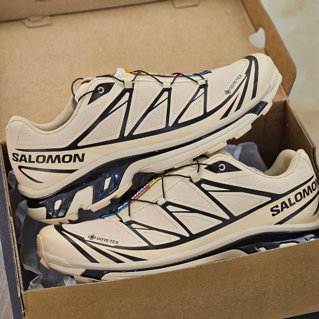 Salomon XT6 Goretex Safari Black (Category: Sneakers) located in Tagaytay City. Submitted by unboxd.it (Listing ID 1461311581, Image 1). Description: ARCHIVE SALE 📦 Salomon XT6 Goretex Safari Black Sizes: 5 US M | 23 cm 7 US M | 25 cm *replacement box 7.5 US M | 25.5 cm 8 US M | 26 cm - SOLD 10 US M | 28 cm - SOLD Complete with OG box and tags P14,500 ONLY — FIRM NO RESERVATIONS. FIRST TO PAY GETS IT. 💰.