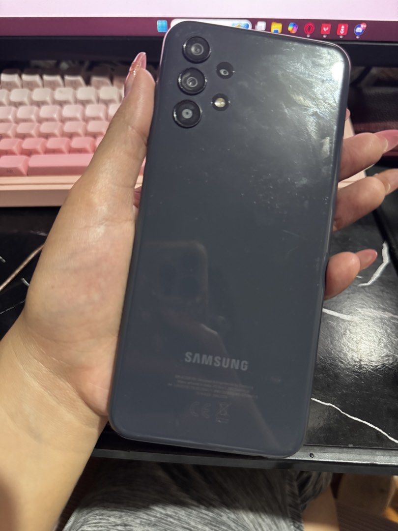 Samsung A13 4GB/64GB (Category: Samsung) located in Makati City. Submitted by rinlztt (Listing ID 1461278546, Image 2). Description: - Samsung A13 - 4GB RAM - 64GB Internal Storage - Good as extra phone - Makati Loc.