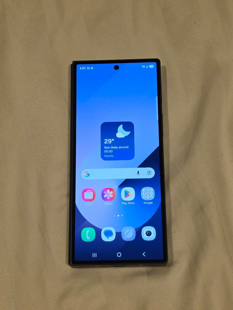 Samsung Galaxy Z Fold 6 512GB (Category: Samsung) located in Taguig. Submitted by luthew (Listing ID 1461236785, Image 1). Description: Samsung Galaxy Z Fold 6 512gb ✨ Details: • Model: SM-F956B/DS • Storage: 512GB • Color Navy • No sim restriction / open line • With box • With charger cable • With Samssung original Stylus • With 3 cases: 1. Samsung original case (with Stylus holder) - grey 2. Hard case with hinge protection and stylus holder - b