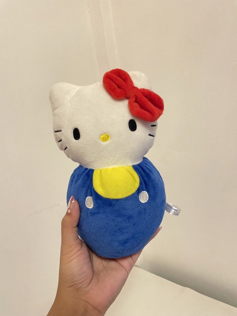 Sanrio Hello Kitty Plush Toy Blue Overalls (Category: Plushies & Soft Toys) located in Iba. Submitted by wealtheallymari99 (Listing ID 1461116012, Image 1). Description: .