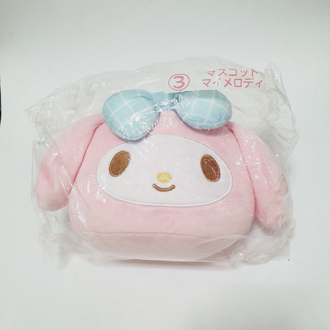 Sanrio My Melody Mochi Plush (Category: Plushies & Soft Toys) located in Taytay. Submitted by kyo.mono (Listing ID 1461262973, Image 2). Description: 💟Follow us on IG: kyo.mono for faster replies TikTok: kyo.mono_ for videos and review Brand new with papertag Auth from Japan Actual photo posted.
