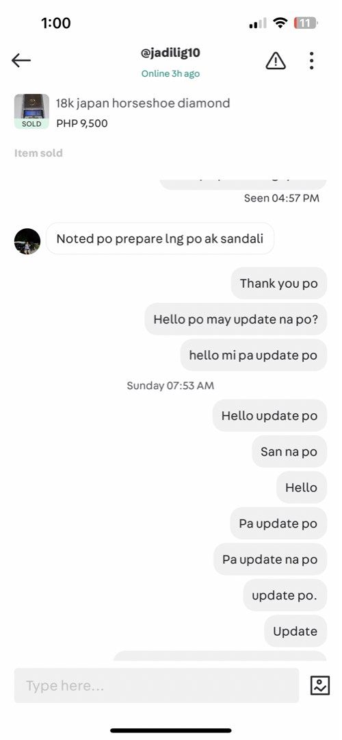 SCAMMER JODY ANN DILIG @jadilig10 (Category: Body Jewelry) located in Manila. Submitted by justvy (Listing ID 1461297611, Image 2). Description: 🚨🚨BEWARE SA SCAMMER NA TO 🚨🚨 JEWELRY SELLER! PAGKATAPOS KO MAG BAYAD SA KANYA DI NA NAGREPLY TONG ANIMAL NA TO! JODY ANN DILIG, SANA KARMAHIN KA! DIYOS NA BAHALA SAYO AT SA PAMILYA MO. TANDAAN MO MAY BALIK YAN! @jadilig10 @jadilig10.