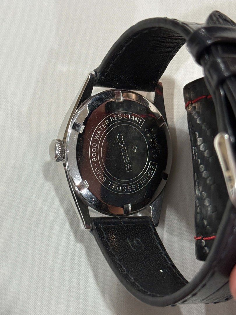 Seiko Lord Marvel 36000 (Category: Luxury Watches) located in Pasig City. Submitted by winniegrant (Listing ID 1461196347, Image 3). Description: FOR SALE: Vintage Seiko Lord Marvel 36000 — 1971 25,000 — Negotiable Ref. 5740-8000, manufactured in 1971. One of the main highlights of this watch is its Caliber 5740C manual-wind Hi-Beat movement, operating at an impressive 36,000 beats per hour (BPH) / 10 beats per second. The Lord Marvel 36000 is an