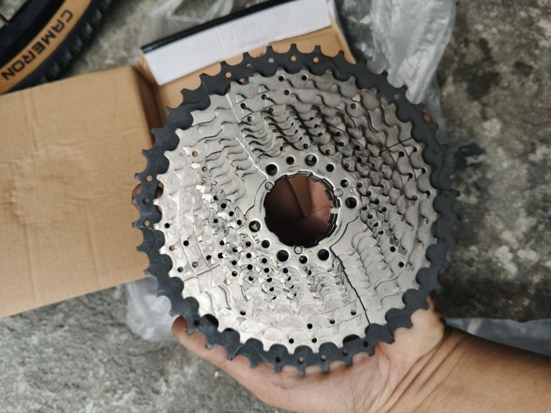 Shimano 11-Speed Bicycle Cassette (Category: Bicycles) located in Manila. Submitted by annecbau (Listing ID 1461218415, Image 2). Description: - 11-speed bicycle cassette - Great for upgrading your bike's gearing - Message me with any questions.