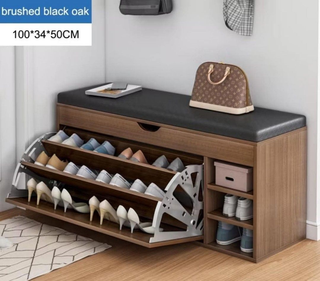 Shoe bench rack (Category: Shelves, Cabinets & Racks) located in Manila. Submitted by joydolor (Listing ID 1461193233, Image 2). Description: shoe bench rack 3600 ASSEMBLED MALAKI SA PERSONAL DI YAN YUNG MAIKSI HA..
